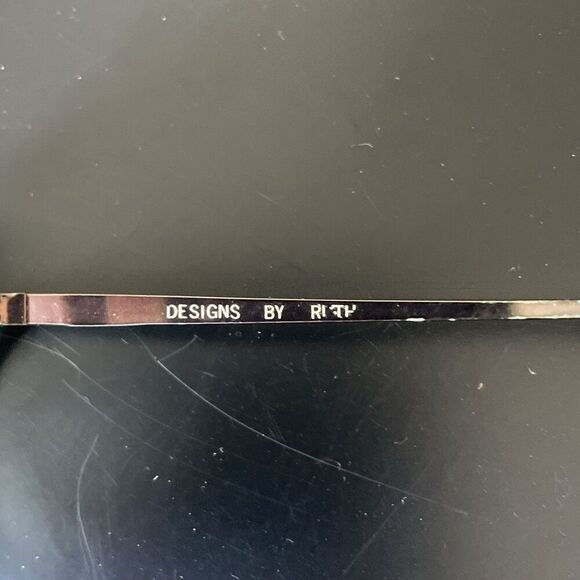 Vtg Designs By Ruth Vanity Eyewear Frames Only Eyeglasses Rose Gold Silver *READ - Picture 10 of 11